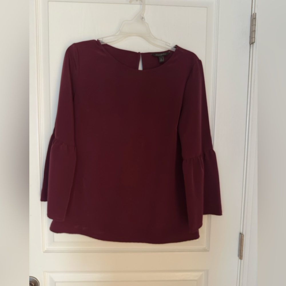 Banana Rebublic Burgundy Blouse